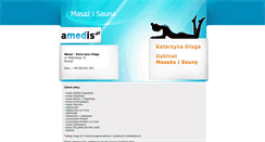 Desktop Screenshot of masazdluga.amedis.pl