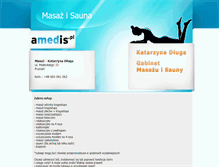 Tablet Screenshot of masazdluga.amedis.pl